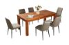 Picture of PHILIPPE 7PC Acacia Dining Combo (Rustic Java Colour)