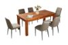 Picture of PHILIPPE 7PC Acacia Dining Combo (Rustic Java Colour)