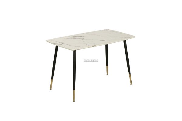 Picture of BIJOK Dining Table (White Marble Look) - 120