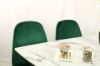 Picture of BIJOK 120 5PC Dining Set (White Marble Finishing)