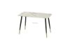 Picture of BIJOK 120 5PC Dining Set (White Marble Finishing)