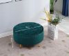 Picture of AQEEL Round Ottoman (Green)