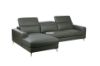 Picture of CHERADI Sectional Sofa in 100% Top Grain Leather (Grey)