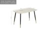 Picture of BIJOK 120/160  Dining Table (White Marble Look)