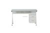 Picture of ARCHIE 130 Glass Computer Desk *White