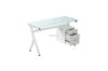 Picture of ARCHIE 130 Glass Computer Desk *White