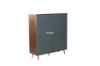 Picture of Rio 4Doors Sideboard/Buffet*Solid Lacquer with real Dark walnut veneer