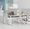 Picture of UP1 STRAIGHT Adjustable Height Desk Frame - 695-1185mm (White Frame)