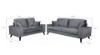 Picture of CALGARY 3+2 Sofa Range *GREY VELVET