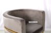 Picture of ZENA Curved Accent Velvet Chair (Grey) 