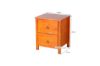 Picture of METRO 2-Drawer Bedside Table (Warm Honey)