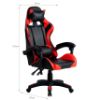 Picture of STORM Ergonomic Swivel Gaming Chair with Headrest and Lumbar