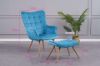 Picture of WHISTLER Lounge Chair with Ottoman (Blue)