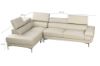 Picture of CLAUDIA 100% Genuine Leather L-Shape Sofa (Beige) - Facing Left