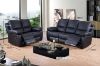 Picture of ABINGTON Reclining Genuine Leather Sofa (Black)