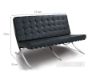 Picture of BARCELONA 2 Seater Sofa *Italian Leather