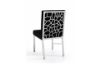 Picture of MARCANO Velvet Dining Chair with Silver Stainless Steel Frame (Grey)