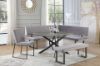 Picture of BRISTOL Dining Set with Sofa (Light Grey)