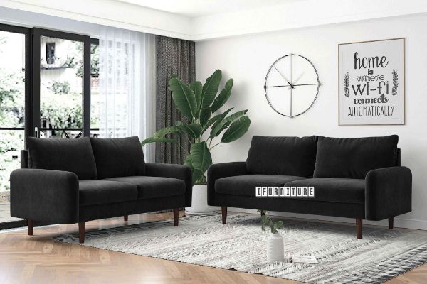 Picture of KAISON 3+2 SOFA RANGE *Black