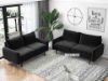 Picture of KAISON 3+2 SOFA RANGE *Black