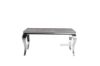 Picture of AITKEN 160 Marble Top Stainless Steel Dining Table (Grey)