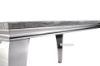 Picture of AITKEN 120 Marble Top Stainless Steel Coffee Table (Grey)