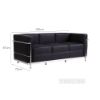 Picture of LE CORBUSIER LC2 Sofa Series *100% Italian Leather