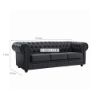 Picture of WESTMINSTER 2 Seater Chesterfield Sofa *Full Italian Leather