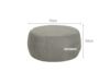 Picture of WEYBURN 79 Fabric Ottoman (Light Grey)