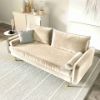 Picture of HENRY 3 Seat Sofa (Beige Velvet)