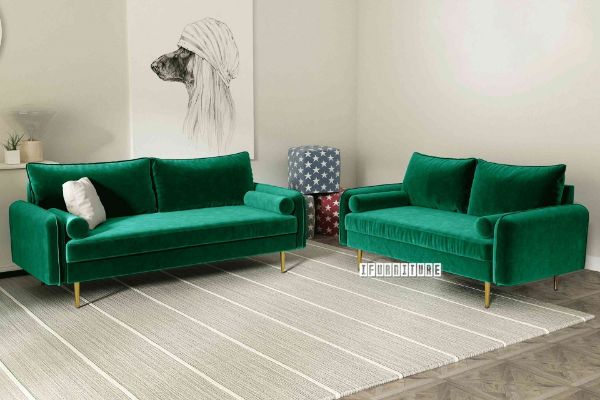Picture of HENRY 3+2 Sofa Range *Green Velvet