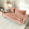Picture of HENRY 3 Seater Sofa (Rose Velvet)
