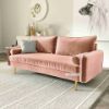 Picture of HENRY 3+2 Velvet Sofa Range (Rose) -copy