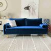 Picture of HENRY 2 Seat Sofa *Space Blue Velvet