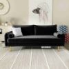 Picture of HENRY 3 Seat Sofa *Black Velvet