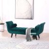 Picture of ORVA Velvet Arm Bench (Green)