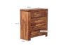 Picture of PHILIPPE 4 DRW Tallboy (Rustic Java Colour)