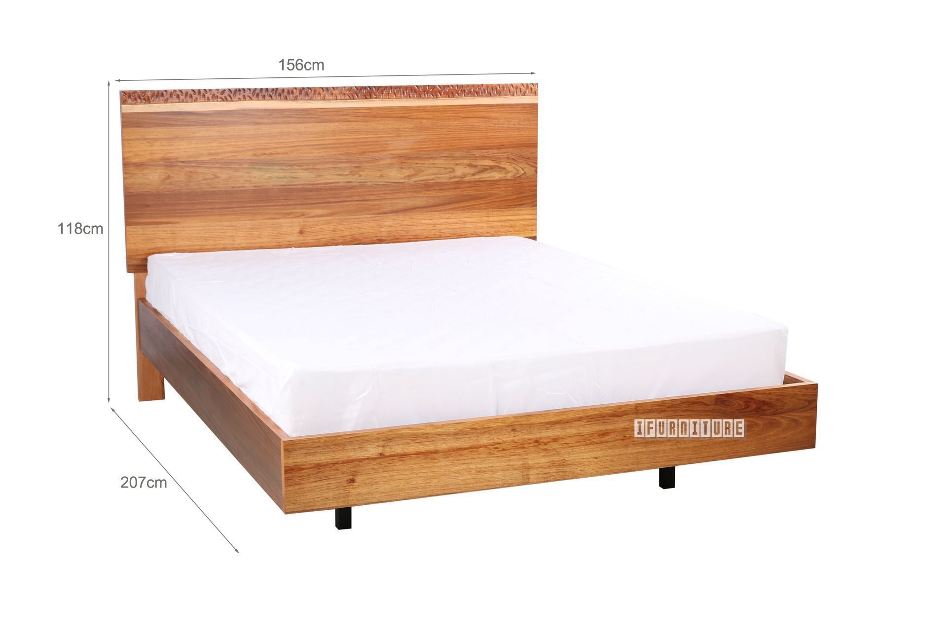 Brisbane Australian Blackwood Queen Size Bed *Live Edge