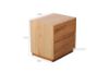 Picture of CANBERRA 2 DRW Bedside Table *Live Edge Australian Messmate