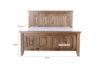 Picture of FRANCO 4PC/5PC/6PC Bedroom Combo in Queen/King/Super King /Eastern King Size (Solid NZ Pine)