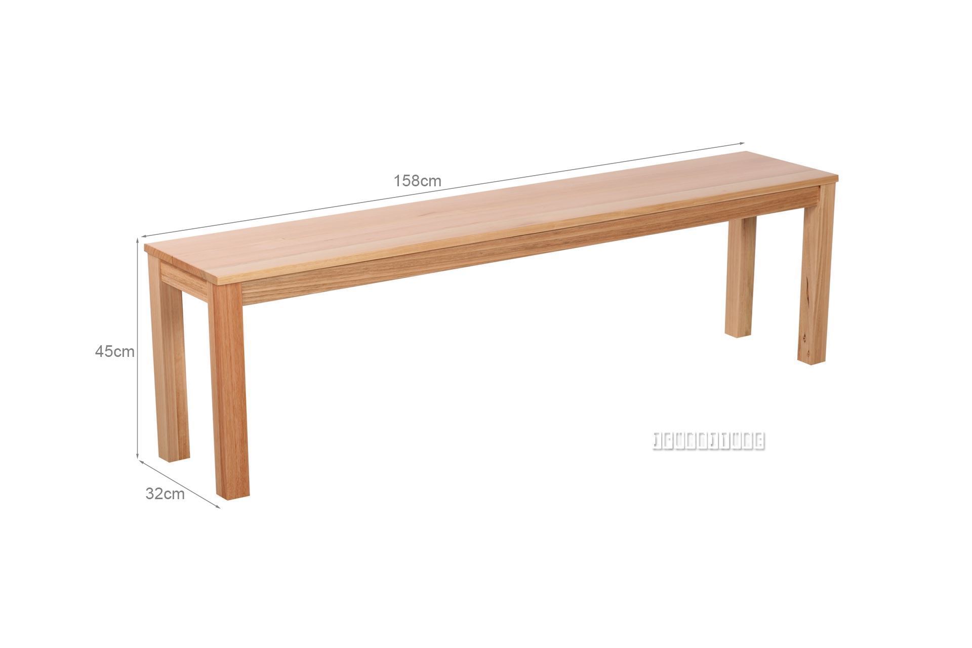 DARWIN 158 Australian Blackwood Dining Bench