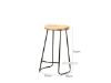 Picture of LUBAN Bar Stool with Ash Seat