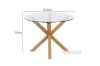 Picture of POLO Glass Round Dining Table - D120