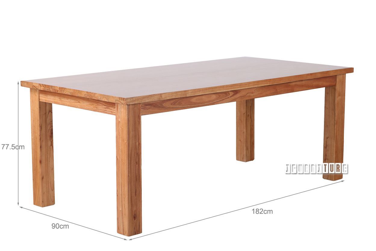 UMBRIA Mindi Wood 1.8M/2M Dining Table