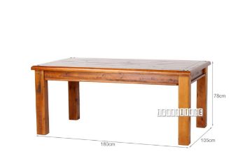 Picture of FOUNDATION 1.6M/1.8M 7PC & 9PC Dining Set (Rustic Pine)
