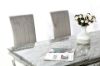 Picture of AITKEN 160 Marble Top Stainless 7PC Dining Set (Light Grey)