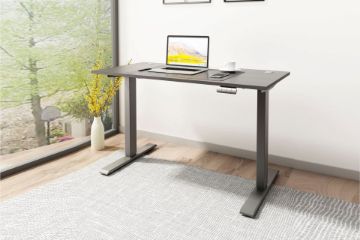 Picture of UP1 120 TWIN MOTOR Electric Height Adjustable Standing Desk (Black)