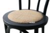 Picture of RAYMON Solid Beech Dining Chair with Rattan Seat (Black)