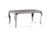 Picture of AITKEN 160 Marble Top Stainless 7PC Dining Set (Light Grey)