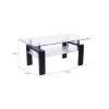 Picture of HORIZON Glass Coffee Table (Black)